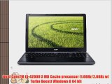 Acer Aspire E1-572 15.6 Inch Laptop w/ Intel i5 Processor 4GB Ram 500GB Hard Drive Windows