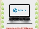 HP ENVY 15-J017CL 15.6 Laptop PC - Intel Core i7-4700MQ / 8GB Memory / 750GB HD / Windows 8