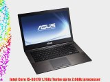 Asus B400A-XH51 14-inch Ultrabook (Intel core i5-3317U processor 4GB RAM 500 Hard drive Windows