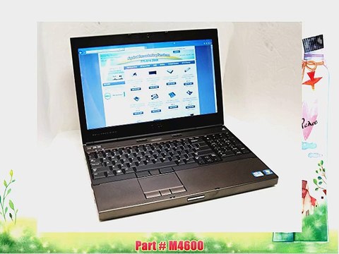 Dell Precision M4600 Intel Core i7-2620M 2.70GHz - 4GB RAM - 250GB HDD - DVD /-RW - AMD FirePro