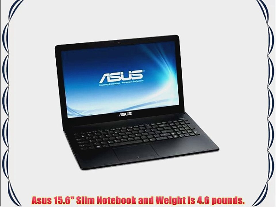 Asus 15.6 Laptop - Asus X501a-Th31 Slim Notebook PC - Windows 8 64bit - Intel Core i3-2350M