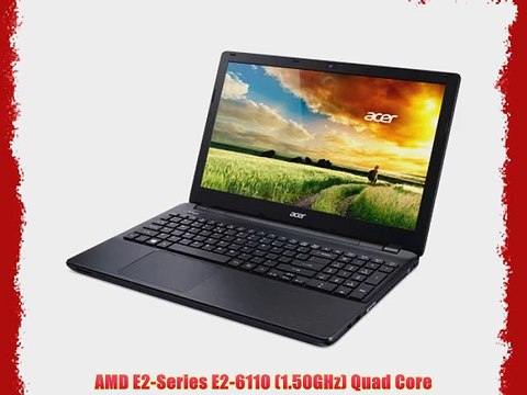 Acer Aspire E5-521 Notebook AMD E2-Series E2-6110 (1.50GHz) Quad Core 4GB Memory 500GB HDD