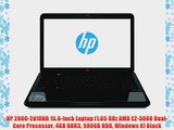 HP 2000-2d10NR 15.6-Inch Laptop (1.65 GHz AMD E2-3000 Dual-Core Processor 4GB DDR3 500GB HDD