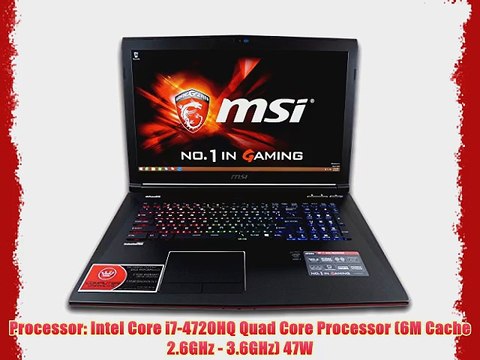 MSI GE72 Apache-027 i7-4720HQ 16GB 128GB SSD 1TB HDD NVIDIA Geforce GTX 965M 2GB Windows