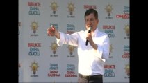Aydın-5- Başbakan Davutoğlu Aydın Mitinginde Konuştu