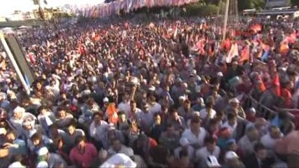 Aydın-6- Başbakan Davutoğlu Aydın Mitinginde Konuştu