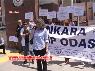 Ankara Tabip Odası'ndan sağlık grevine destek
