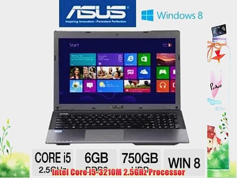 ASUS A55A-TH52 Laptop Computer - 3rd generation Intel Core i5-3210M 2.5GHz 6GB DDR3 750GB HDD