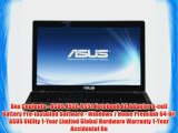 Asus X53E-RS51 15.6 Notebook Computer Intel Core i5-2450M 2.50GHz 4GB RAM 750GB HDD Win 7 Home