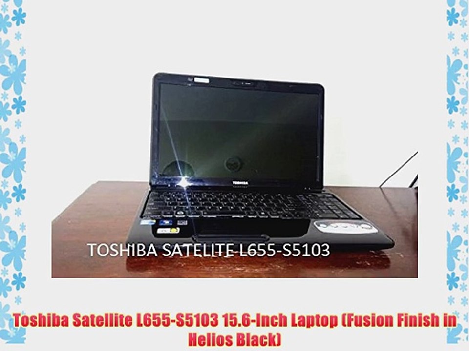 Toshiba Satellite L655-S5103 15.6-Inch Laptop (Fusion Finish in Helios Black)