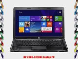 HP 2000-2D70DX Laptop PC AMD Quad-Core A6-5200 4GB 750GB 15.6 Multiformat DVD?RW/CD-RW drive