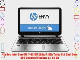 HP ENVY 15t Touch Intel Core i7 Laptop PC (15.6 Full HD Touch Screen Display 4GB NVIDIA GeForce