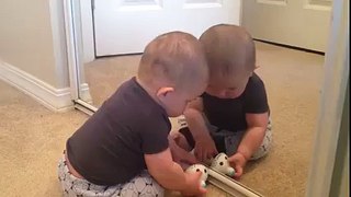 Baby has priceless reaction to new haircut