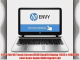 HP ENVY 15t Touch Intel Core i7 Laptop PC (15.6 Full HD Touch Screen Display 4GB NVIDIA GeForce