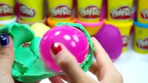 Play-Doh 30 Surprise Eggs Playdough Peppa Pig Toy Story Disney Pixar Cars Toys Angry Birds Ice-Crea