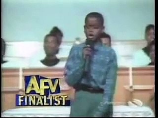 Little Boy Singing Gospel