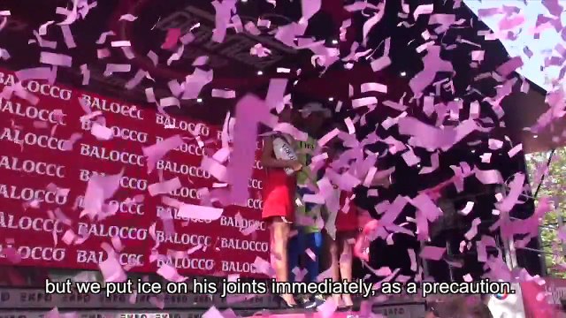 Giro d'Italia Stage 6: Stefano Feltrin (GM Tinkoff Saxo) and André Greipel post race interviews