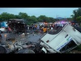 Thailand crashes: truck collides with night bus, 19 dead