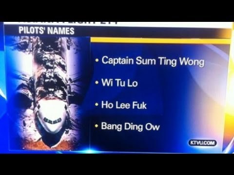 KTVU tries to yank embarrassing Asiana pilot names online videos