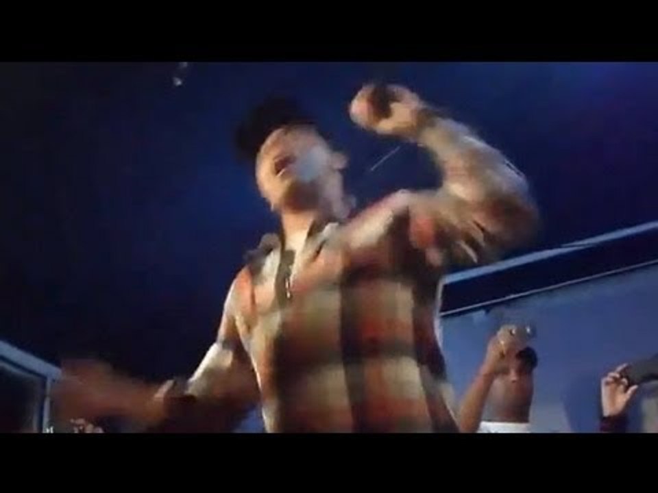 MC Daleste Shot During 2013 performance: VIDEO