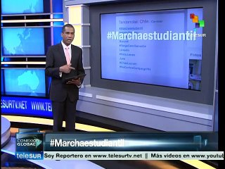 #MarchaEstudiantil viraliza la represión a protestas en Chile