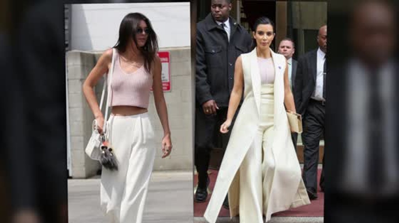 Kendall Jenner klaut den Style von Kim Kardashian