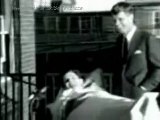 1964 - Edward 'Ted' Kennedy recovering from planecrash