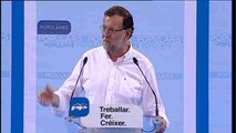 Rajoy: si queremos volver a la cola votad al PSOE o quien quiere apuntalarlo