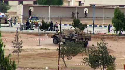 International troops suit up for Jordan war games