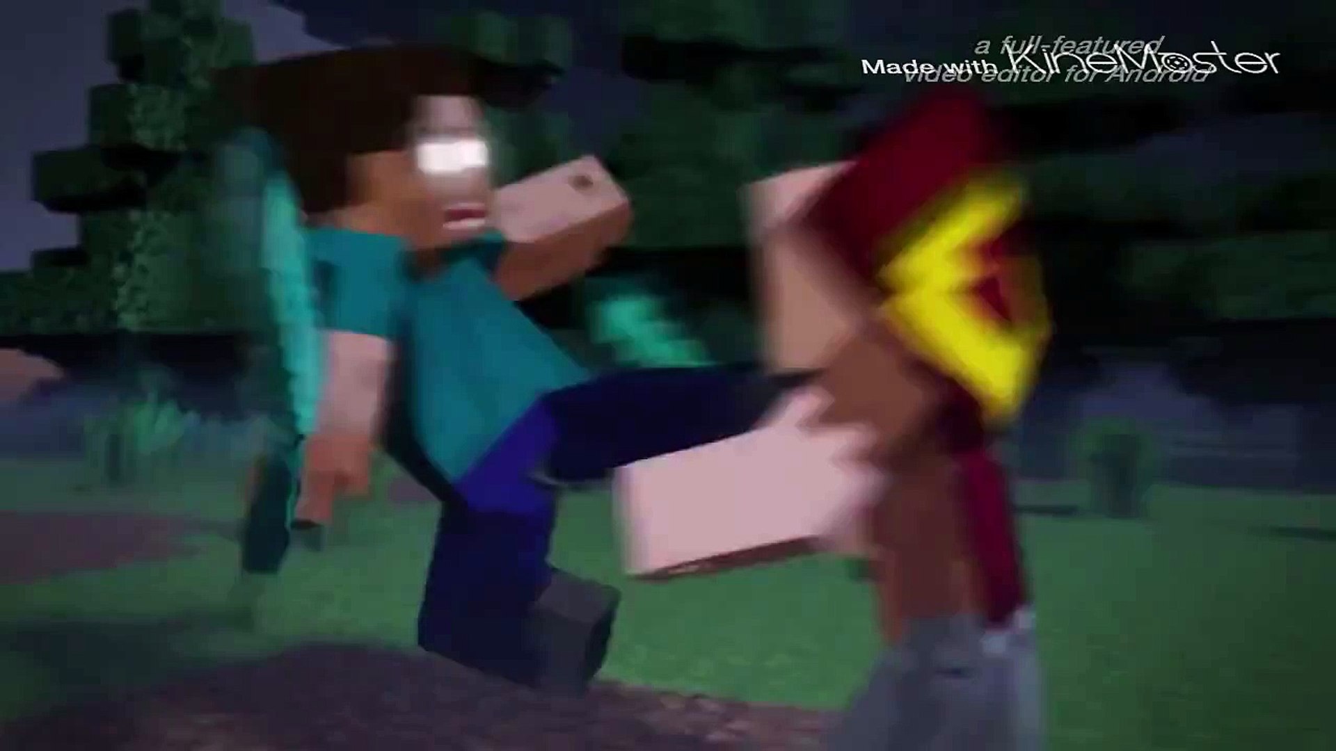 Steve Vs Herobrine Animation