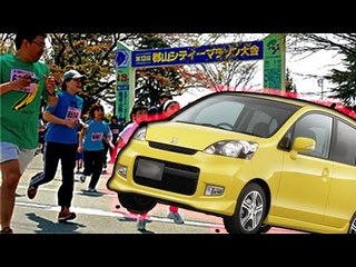 マラソンに車突っ込む　福島