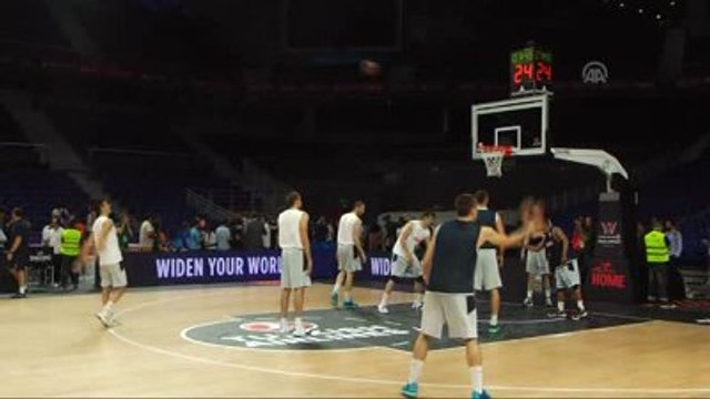 Fenerbahçe Ülker, Real Madrid Maçı Öncesi Son Antrenmanını Yaptı