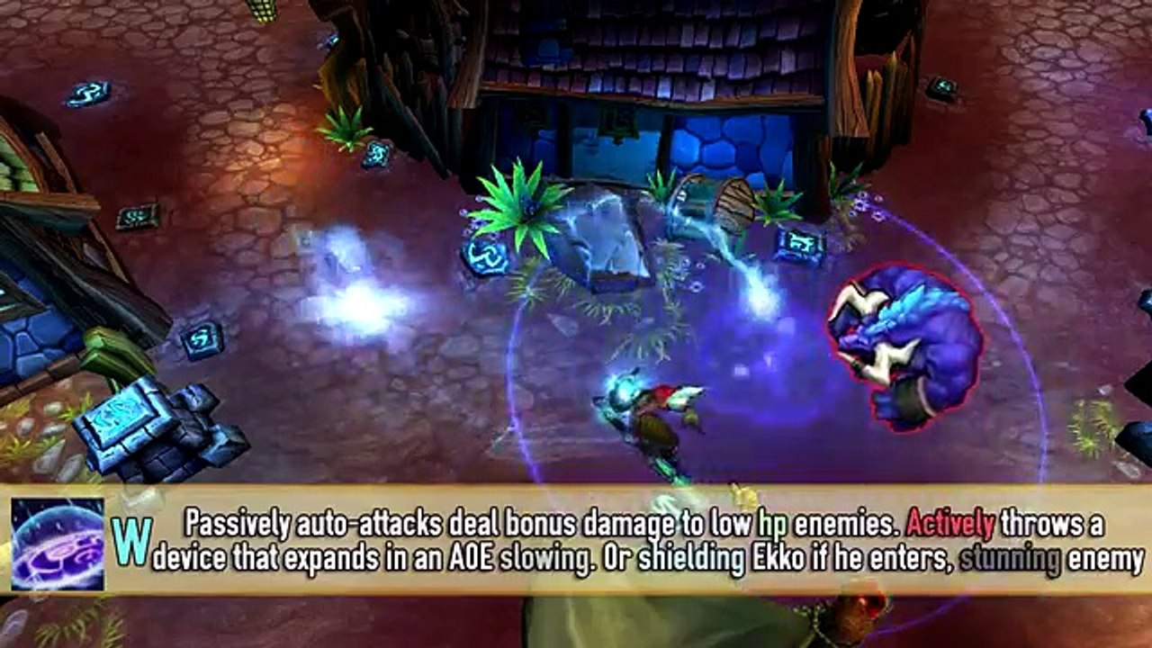 [LOL EXA]  Ekko Gameplay & Abilities Preview! (League of Legends Champion Spotlight)