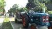 Mercedes-Unimog trucks and oldtimer tractors, different vehicles convoi!!!