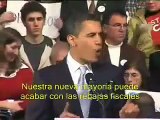Discurso de Obama en New Hampshire: el inicio del Yes we can (subtitulos español)