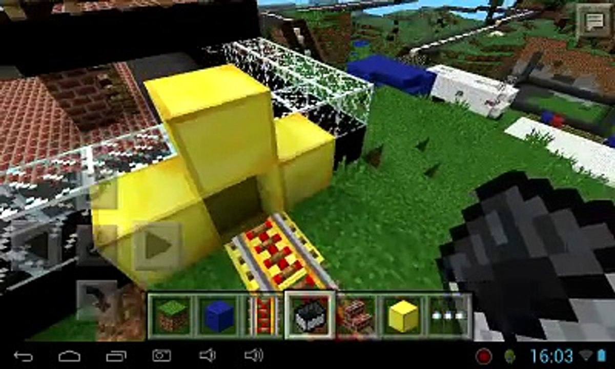 Minecraft pe car glitch