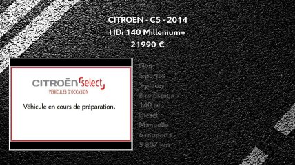 Annonce Occasion CITROëN C5 II Tourer HDi 140 Millenium+ 2014