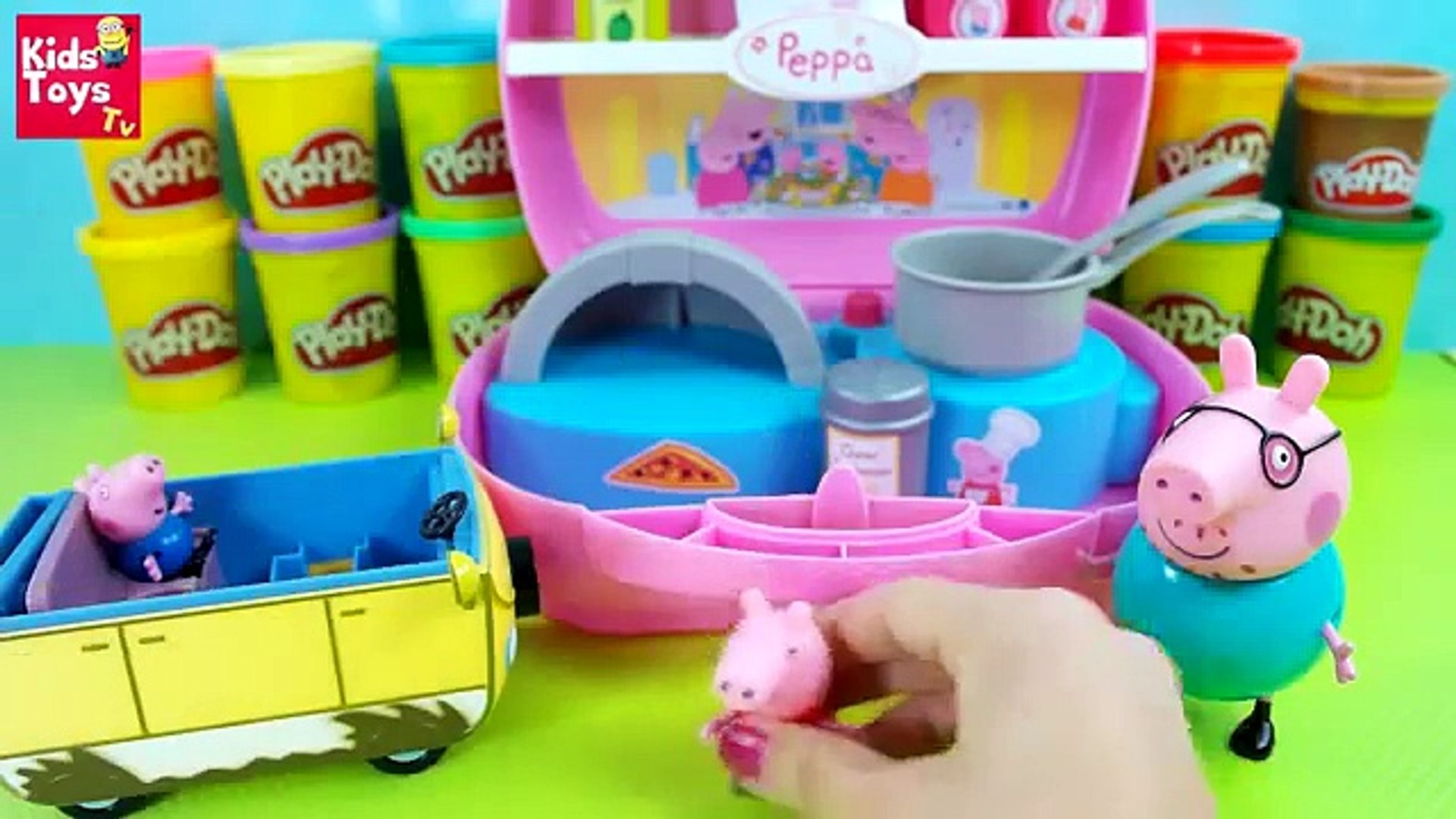 peppa pig play doh pizza