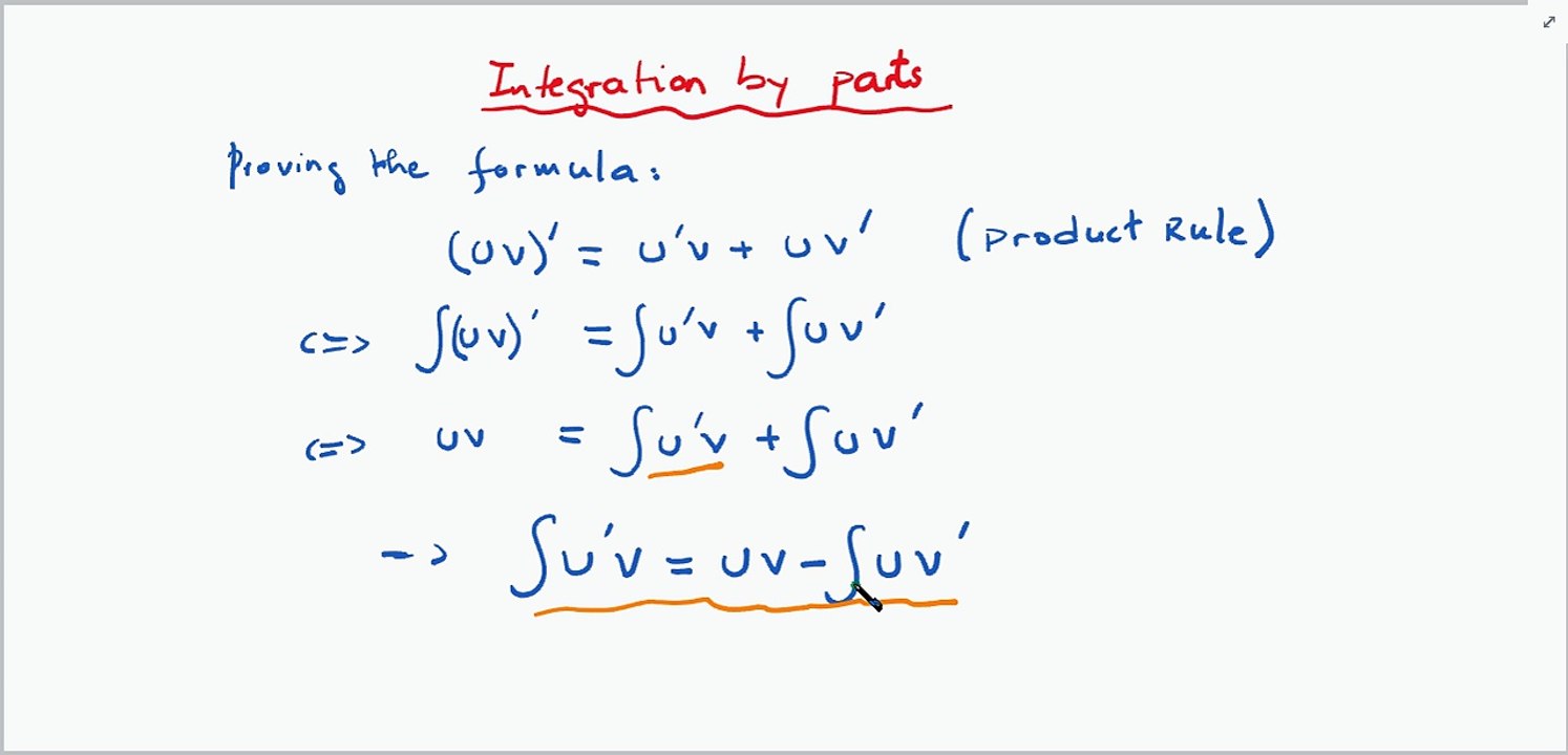 Integral Calculus III: Integration by Parts. Part 2 - video Dailymotion