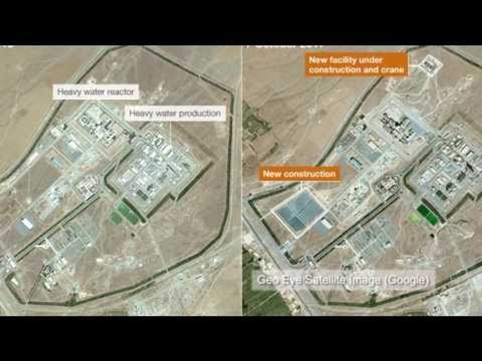 Iran's Arak heavy water nuclear reactor