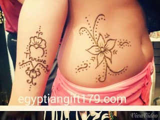 Egyptian henna tattoo old town