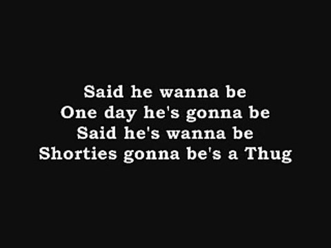 2pac - Shorty wanna be a thug With LYRICS IN VIDEO