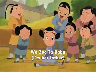 Mulan   Ni Wa Wa Chinese Children Song Eng Subs