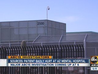 Sources: AZ mental hospital patient breaks neck