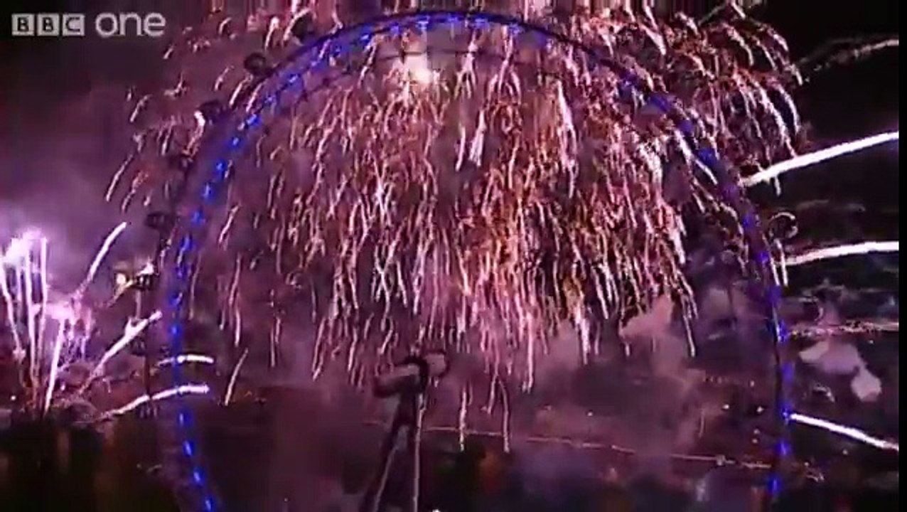 London Fireworks on New Year's Day 2010 - New Year Live - BBC One