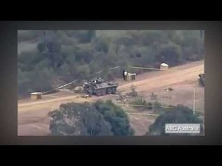 Ten people hurt in Victoria army base tank crash