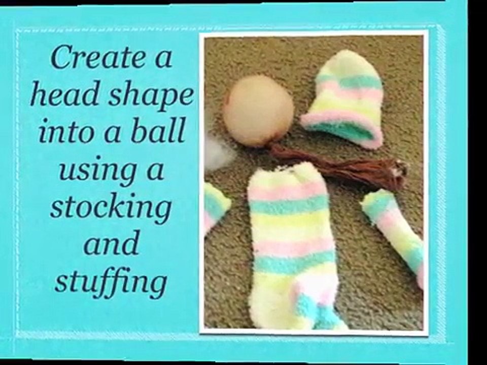 How to make Handmade dolls out of Socks from dollar tree