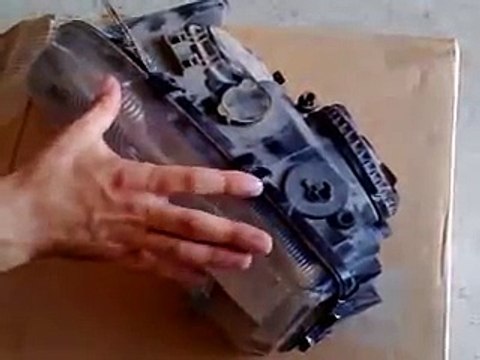 How to replace and install headlight lens in Volvo s70 v70