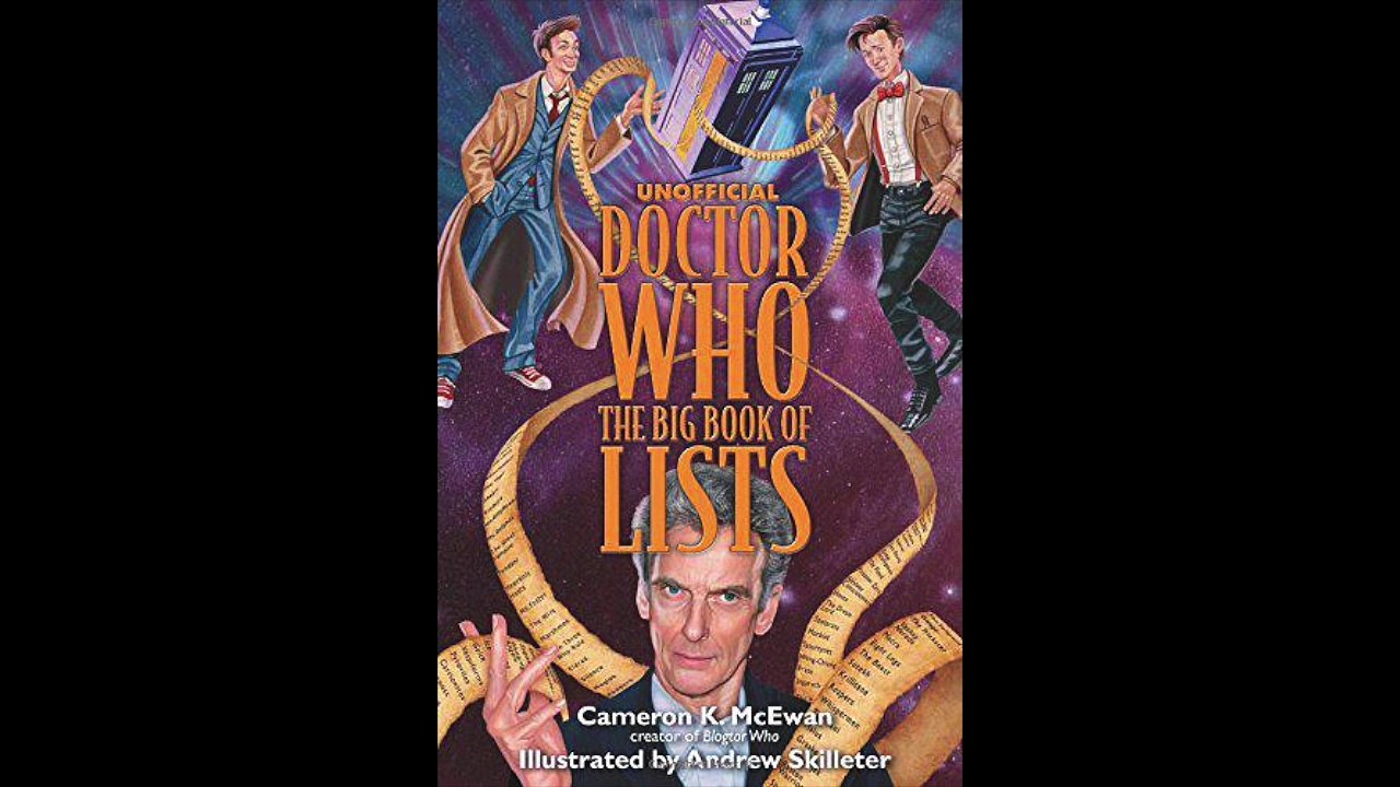 INTERVIEW, Cameron K McEwan, author, Unofficial Doctor Who: The Big Book of Lists