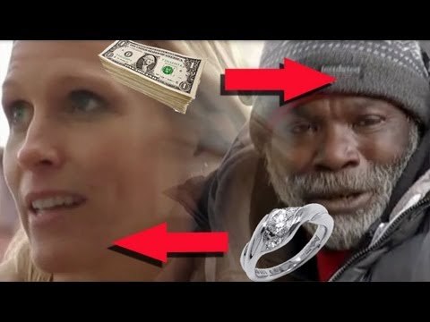 正直なホームレス　ダイヤ返す